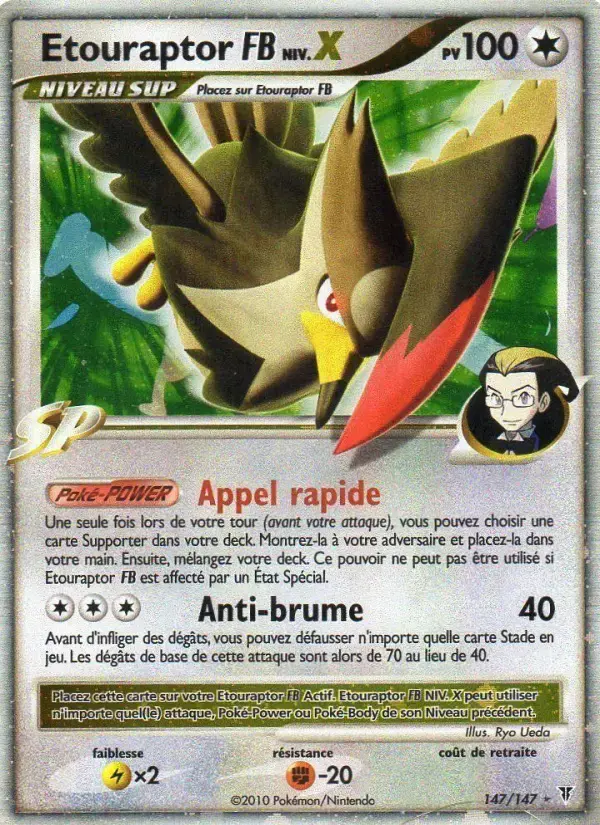 Carte Pokémon Etouraptor  #147 — Vainqueurs Suprêmes