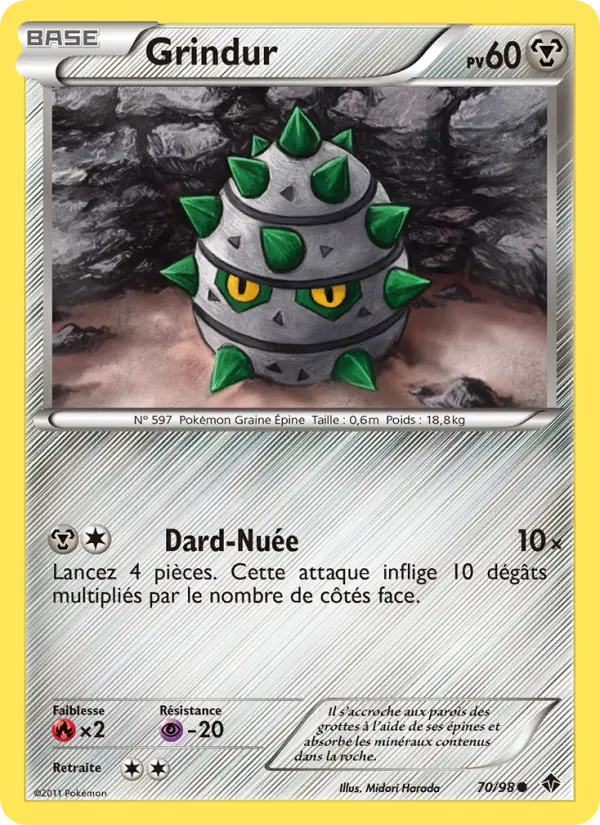 Carte Pokémon Grindur #70 — Pouvoirs Émergents