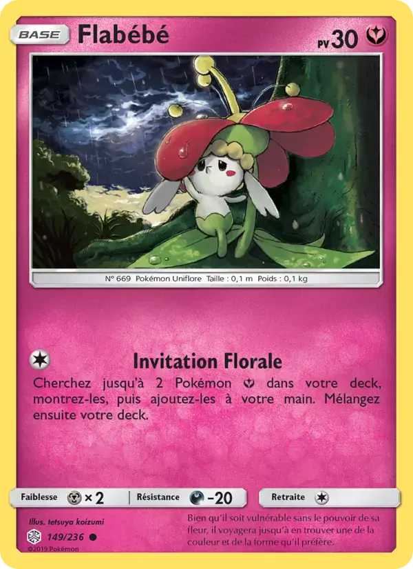 Carte Pokémon Flabébé #149 — Éclipse Cosmique