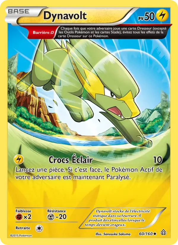 Carte Pokémon Dynavolt #60 — Primo-Choc