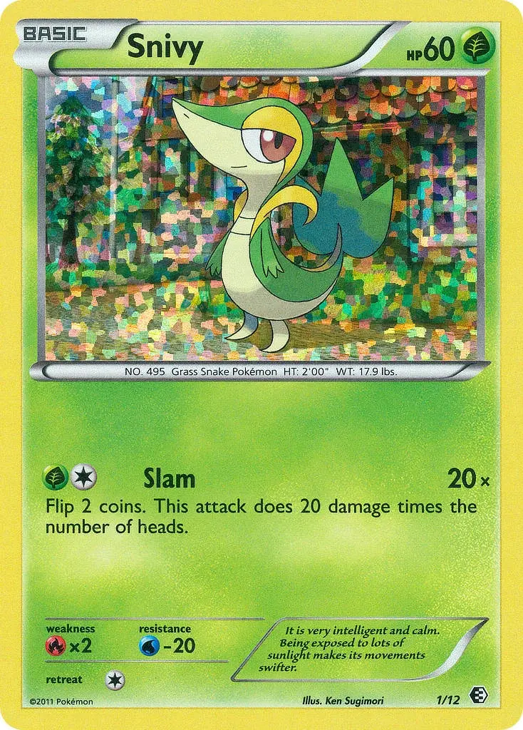 Carte Pokémon Vipélierre #1 — 2011 Promo McDonald's