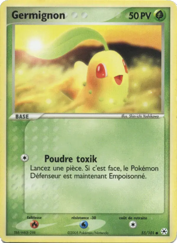 Carte Pokémon Germignon #55 — Légendes Oubliées