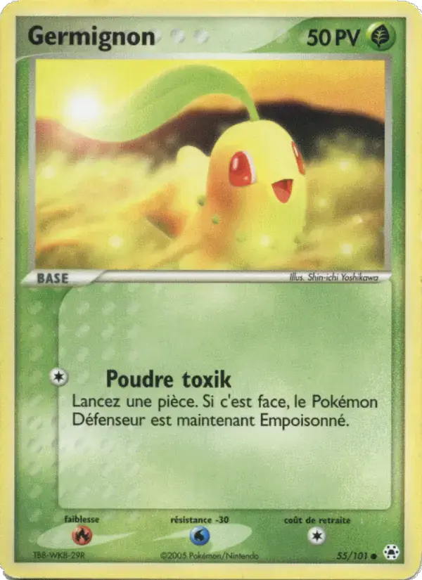 Carte Pokémon Germignon #55 — Légendes Oubliées