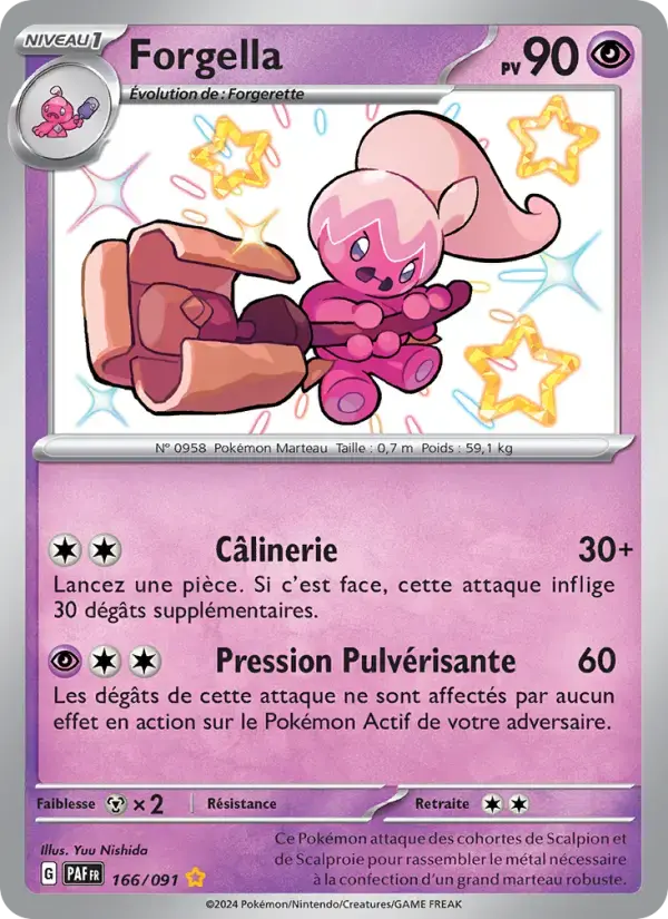 Carte Pokémon Forgella #166 — Destinées de Paldea