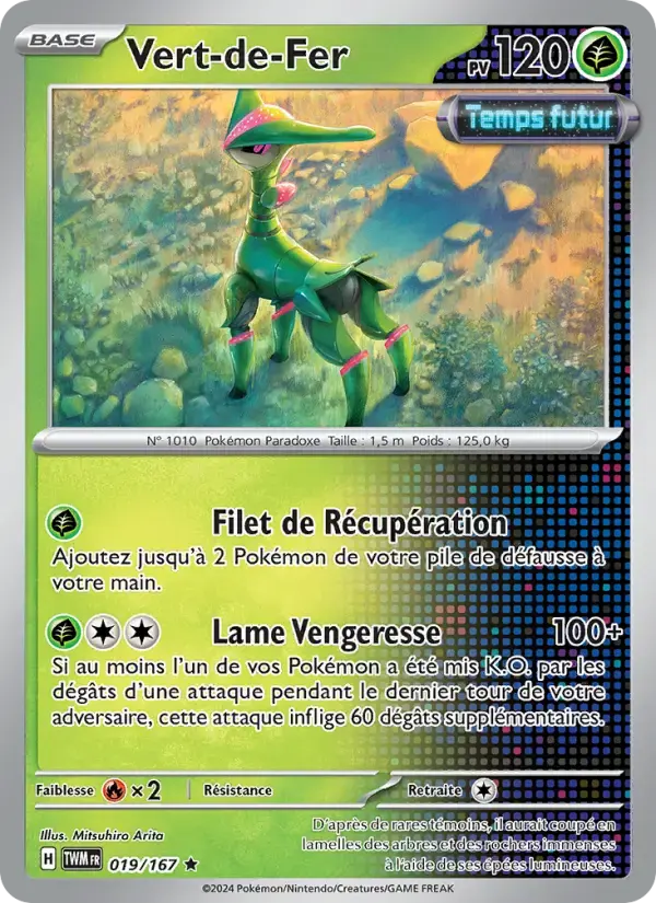 Carte Pokémon Vert-de-Fer #019 — Mascarade Crépusculaire