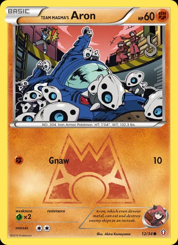 Team Magma's Aron #12 — Double Crisis