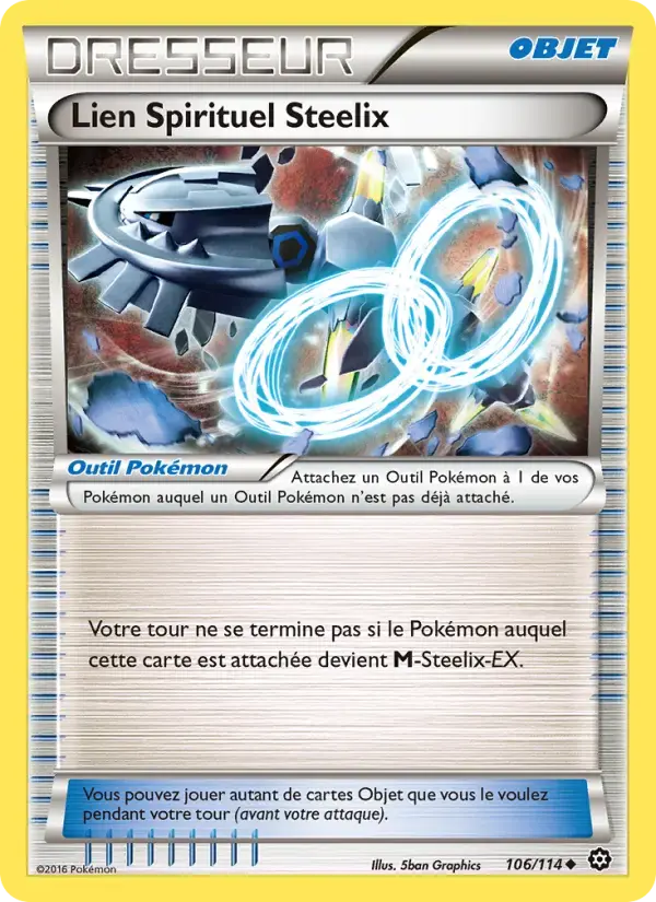 Carte Pokémon Lien Spirituel Steelix #106 — Offensive Vapeur