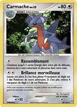 Carte Pokémon Carmache #48 — Trésors Mystérieux