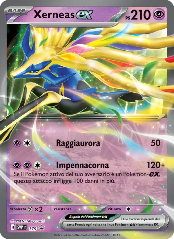 Carte Pokémon Xerneas-ex #179 — Promos Écarlate et Violet