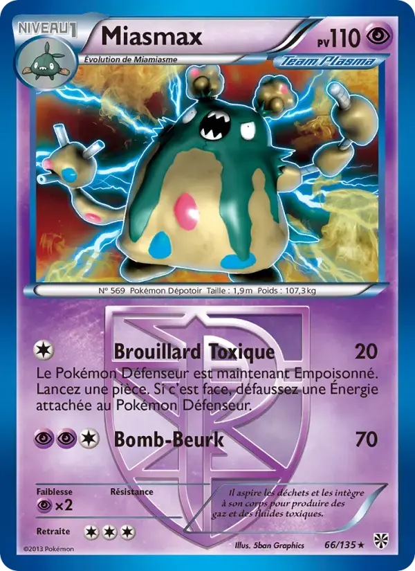 Carte Pokémon Miasmax #66 — Tempête Plasma