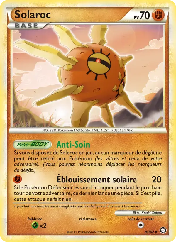 Carte Pokémon Solaroc #9 — Triomphe