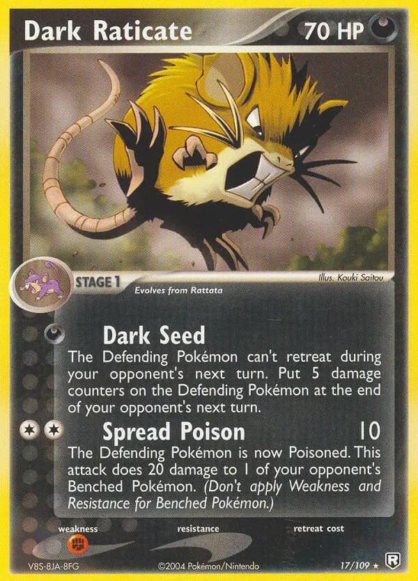 Dark Raticate #17 — EX Team Rocket Returns