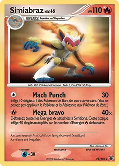 Carte Pokémon Simiabraz #22 — Aube Majestueuse