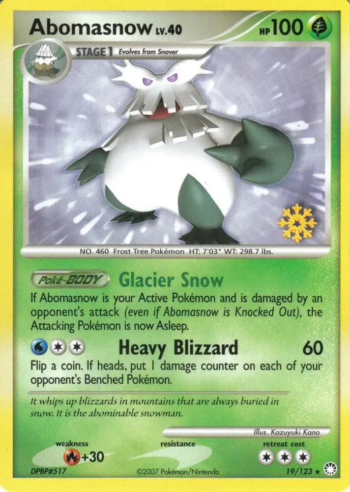 Abomasnow #019 — Countdown Calendar Promos