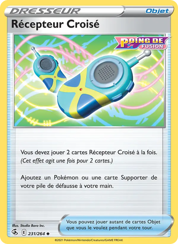 Carte Pokémon Récepteur Croisé #231 — Poing de Fusion