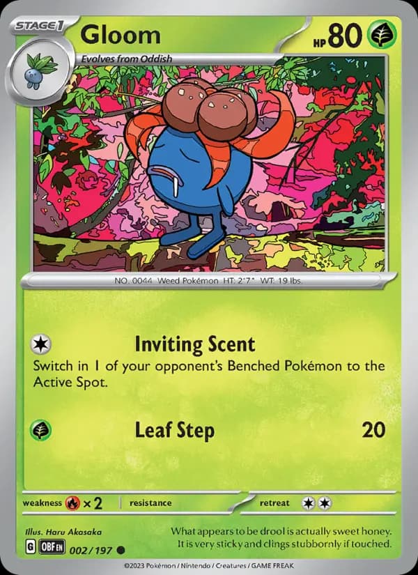 Carte Pokémon Ortide #002 — Flammes Obsidiennes