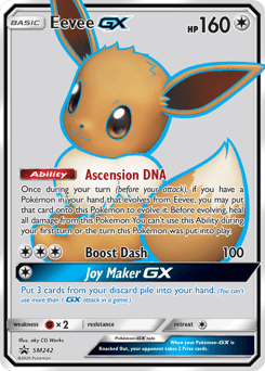 Carte Pokémon Évoli GX #SM242 — Promos Soleil et Lune