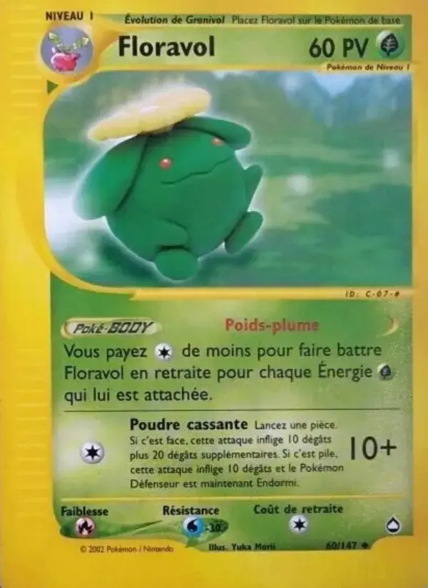 Carte Pokémon Floravol #60 — Aquapolis