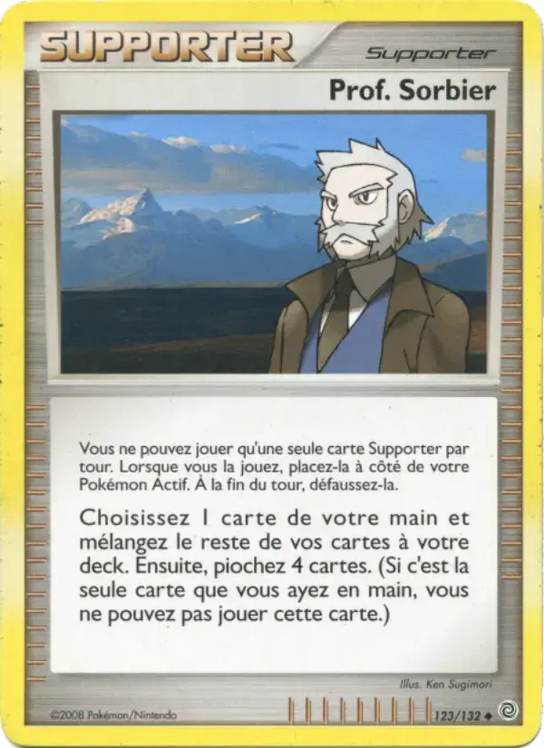 Carte Pokémon Prof. Sorbier #123 — Merveilles Secrètes