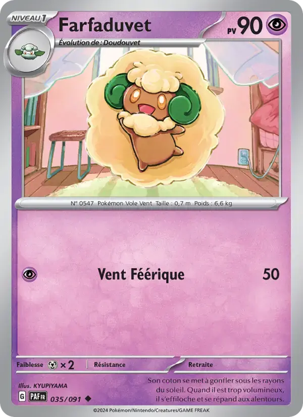 Carte Pokémon Farfaduvet #035 — Destinées de Paldea