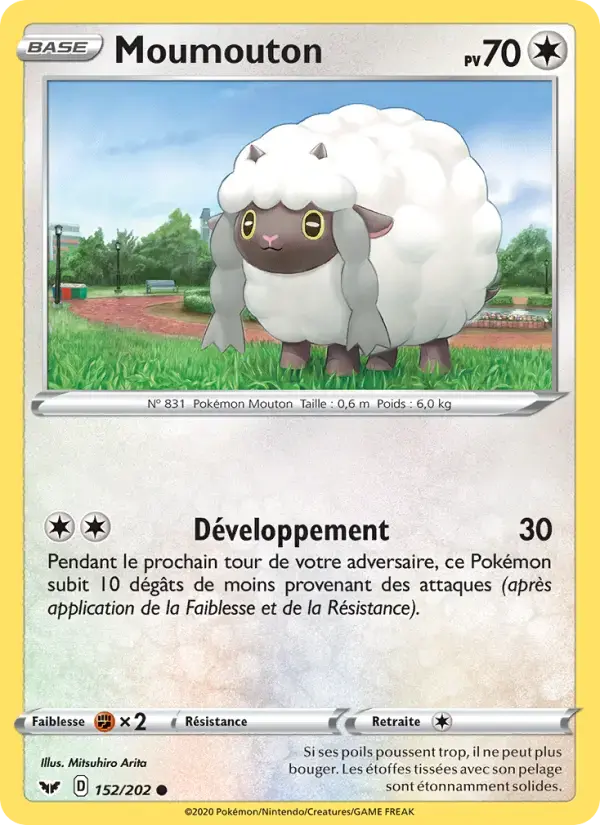 Carte Pokémon Moumouton #152 — Épée et Bouclier