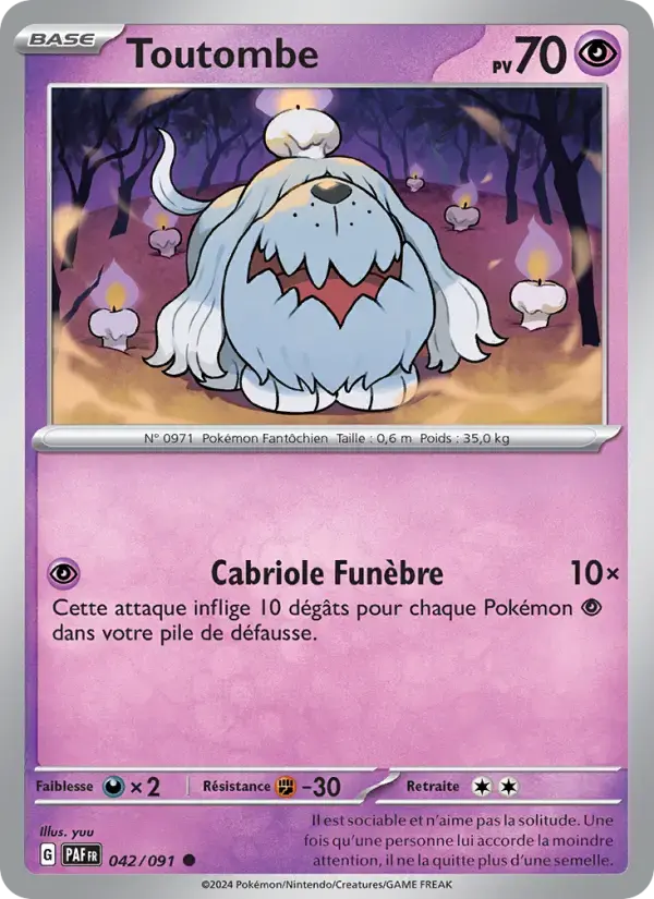 Carte Pokémon Toutombe #042 — Destinées de Paldea