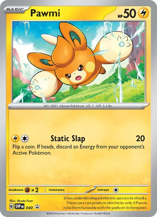 Carte Pokémon Pawmi #040 — Promos Écarlate et Violet