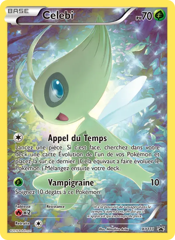 Carte Pokémon Celebi #XY111 — Promos X&Y