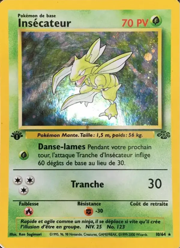 Carte Pokémon Insécateur #10 — Jungle