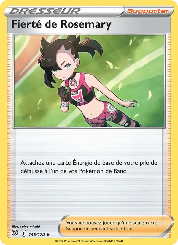 Carte Pokémon Fierté de Rosemary #145 — Stars Étincelantes