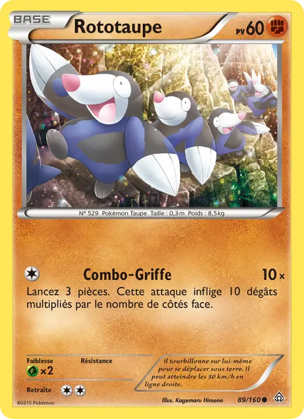 Carte Pokémon Rototaupe #89 — Primo-Choc