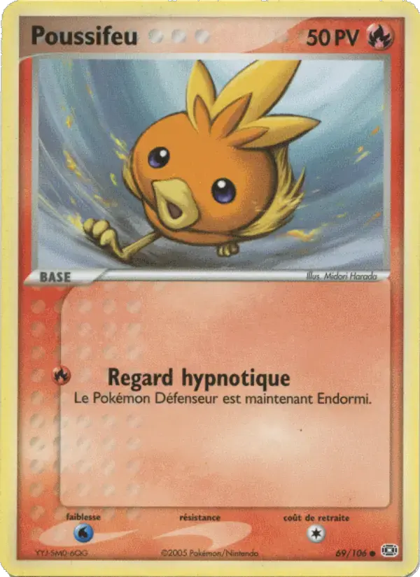 Carte Pokémon Poussifeu #69 — Émeraude