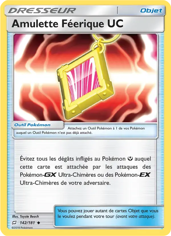 Carte Pokémon Amulette Féerique UC #142 — Duo de Choc