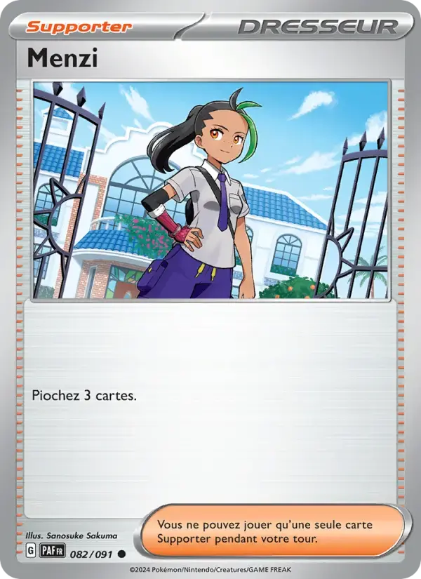 Carte Pokémon Menzi #082 — Destinées de Paldea
