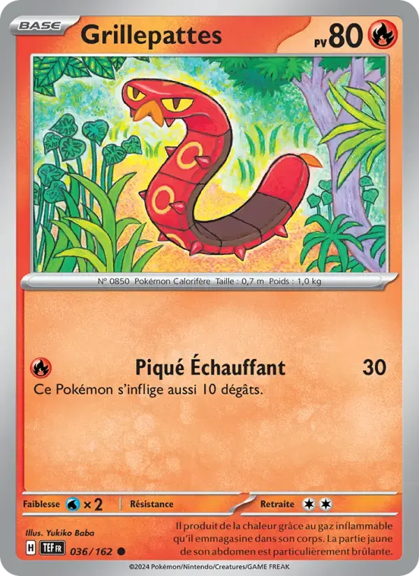 Carte Pokémon Grillepattes #036 — Forces Temporelles
