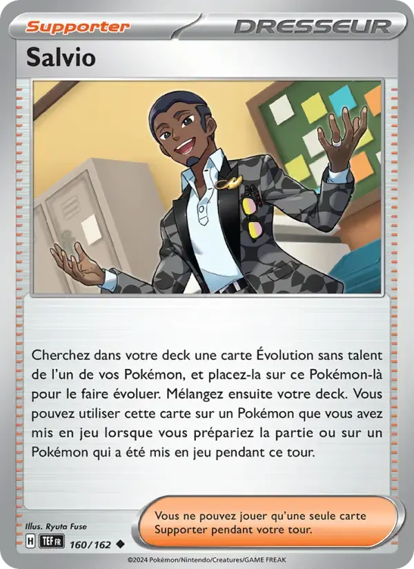 Carte Pokémon Salvio #160 — Forces Temporelles