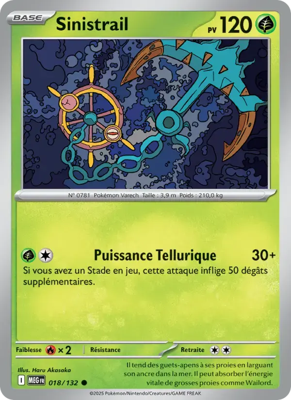Carte Pokémon Sinistrail #018 — Méga-Évolution