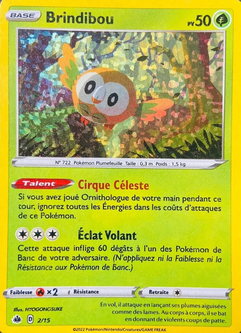 Carte Pokémon Brindibou #2 — 2022 Promo McDonald's
