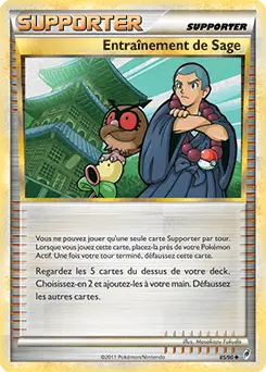 Carte Pokémon Entraînement de Sage #85 — L'Appel des Légendes