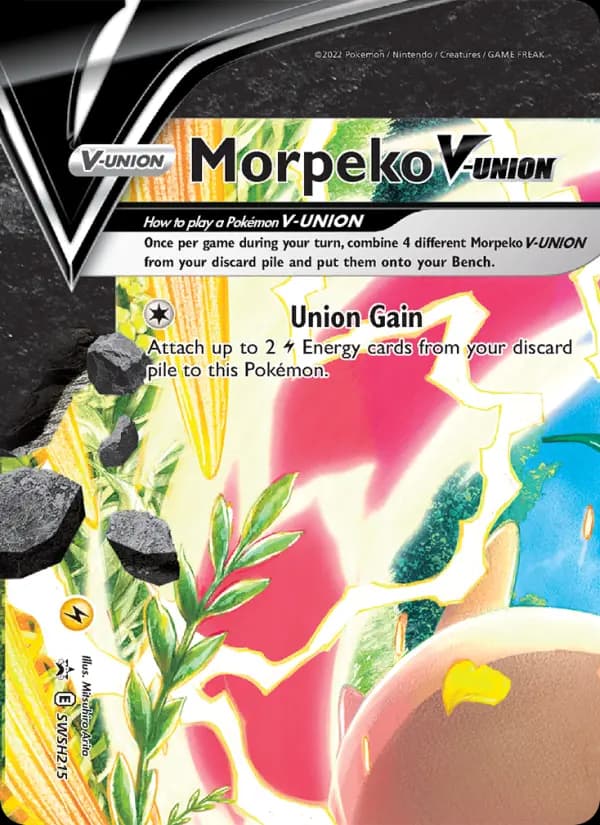 Morpeko V-UNION #SWSH215 — Sword & Shield Promos
