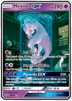 Mewtwo GX #78 — Shining Legends
