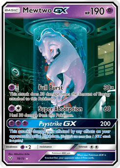 Carte Pokémon Mewtwo GX #78 — Légendes Brillantes