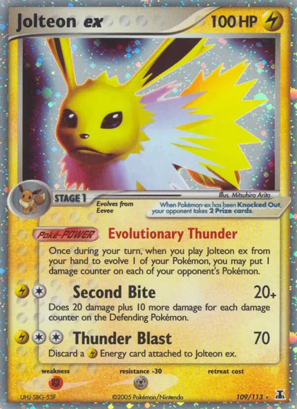 Jolteon ex #109 — Delta Species