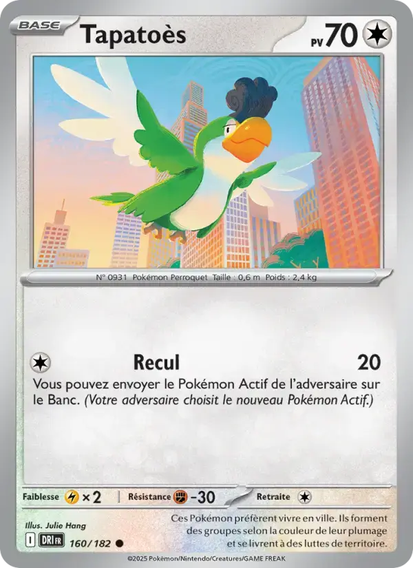 Carte Pokémon Tapatoès #160 — Rivalités Destinées
