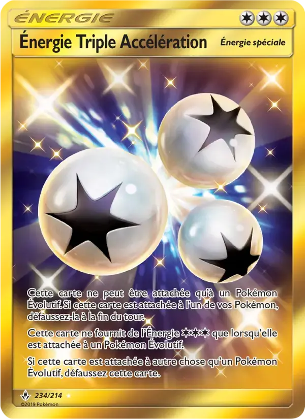 Carte Pokémon Énergie Triple Accélération #234 — Alliance Infaillible