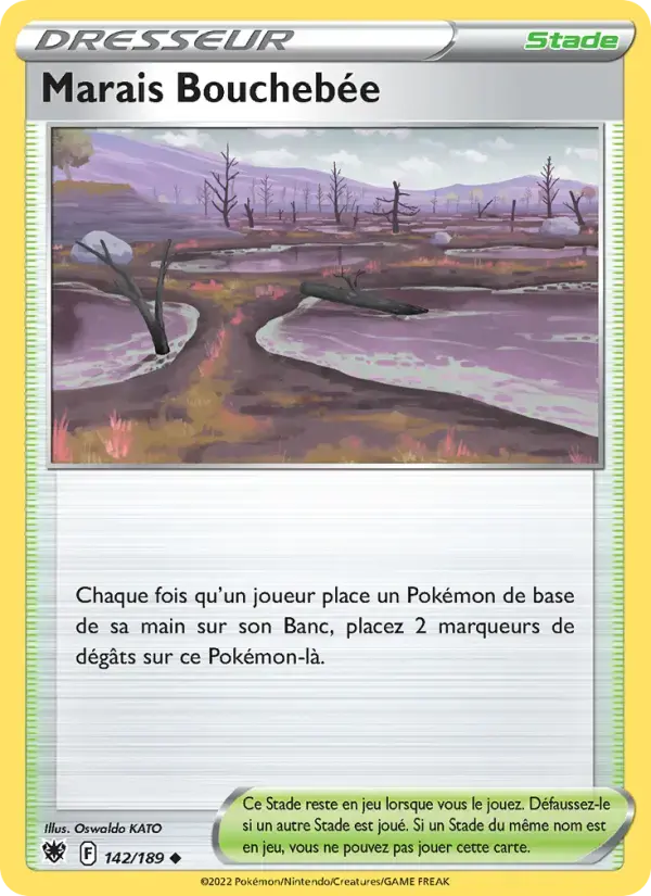 Carte Pokémon Marais Bouchebée #142 — Astres Radieux