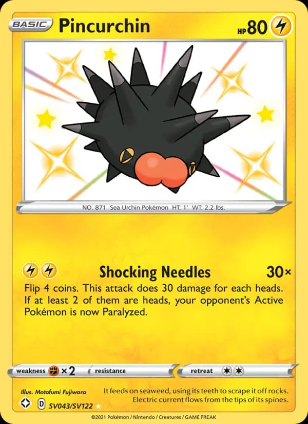 Pincurchin #SV043 — Shining Fates