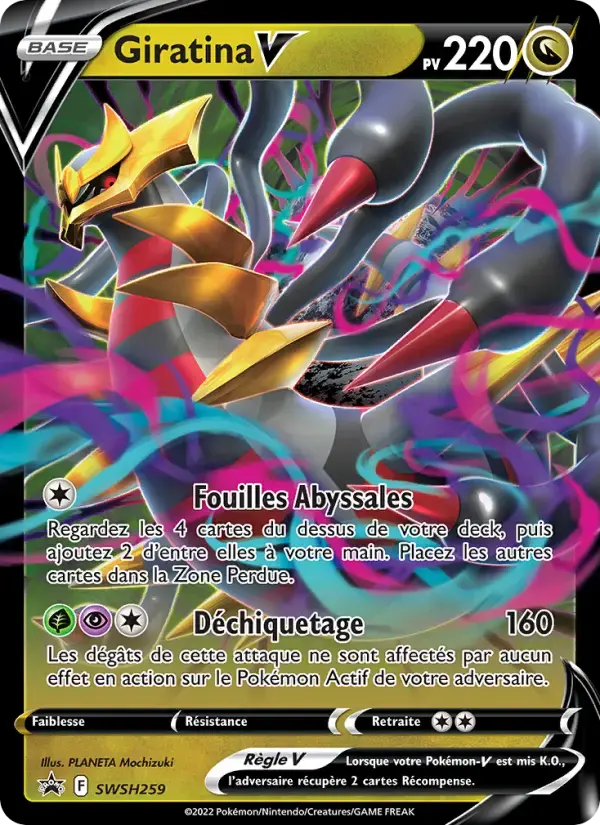 Carte Pokémon Giratina V #SWSH259 — Promos Épée et Bouclier