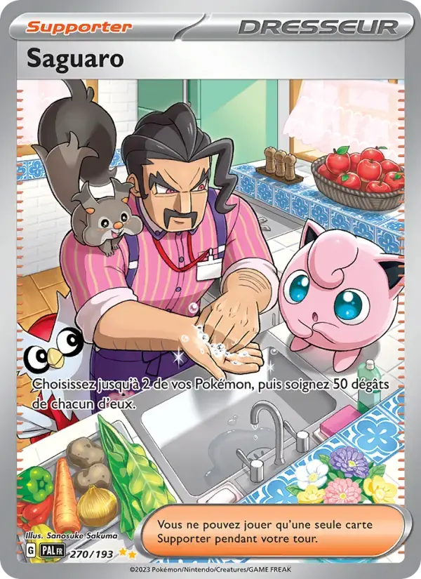 Carte Pokémon Saguaro #270 — Évolutions à Paldea