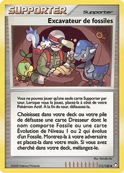 Carte Pokémon Excavateur de fossiles #111 — Trésors Mystérieux